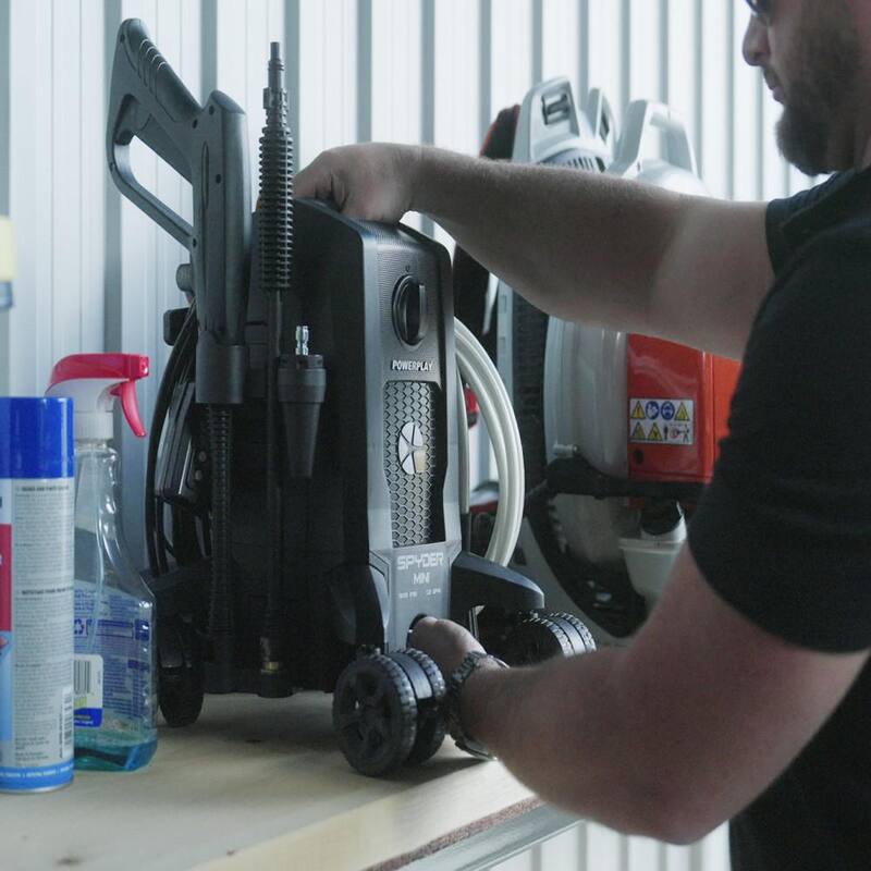 Powerplay Spyder Mini 1900 PSI 1.2GPM 13A Cold Water Electric Pressure Washer with 500 ml High Pressure Foam Cannon - SPYM1900V