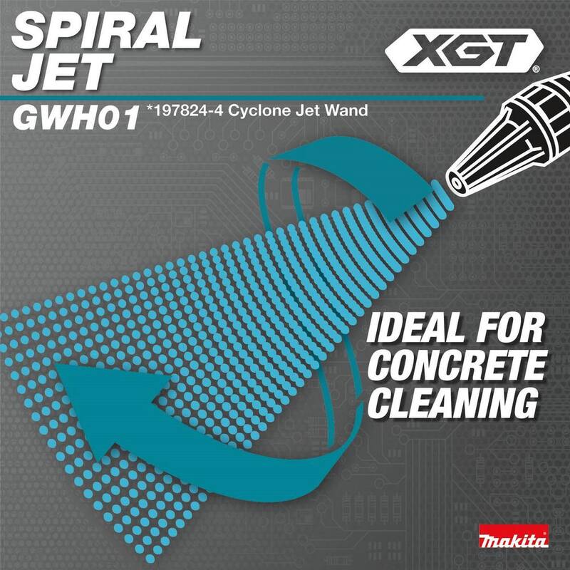 Makita 40V max XGT Brushless Cordless 1300 PSI 1.5 GPM Cold Water Pressure Washer (Tool-Only) - GWH01Z