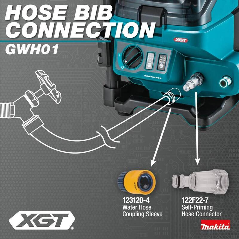 Makita 40V max XGT Brushless Cordless 1300 PSI 1.5 GPM Cold Water Pressure Washer (Tool-Only) - GWH01Z