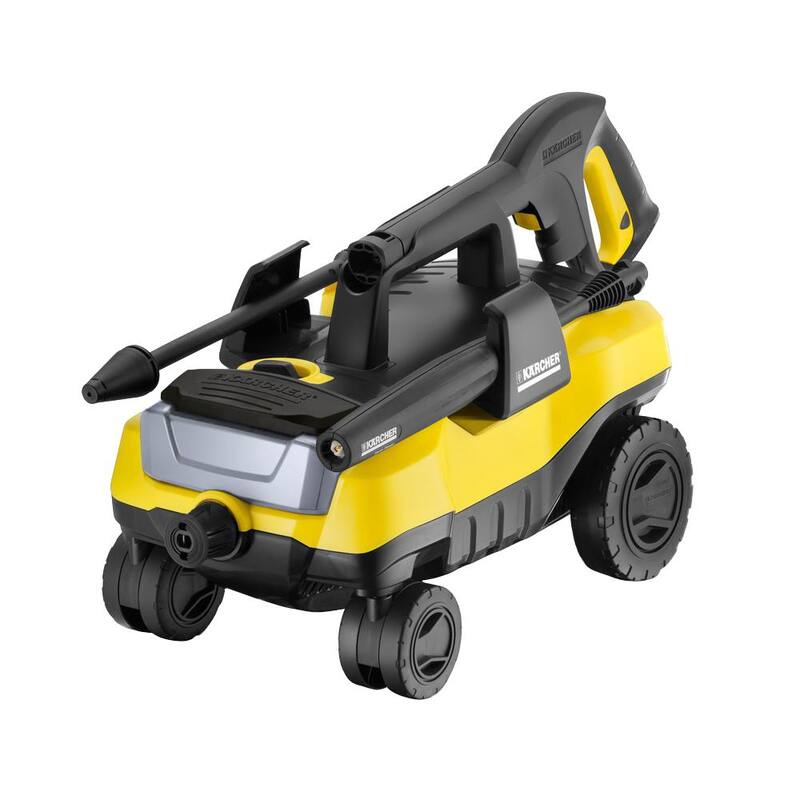 Karcher 1800 PSI 1.30 GPM K 3 Follow Me Portable Electric Power Pressure Washer on Wheels with Vario & Dirtblaster Spray Wands - 1.601-990.0