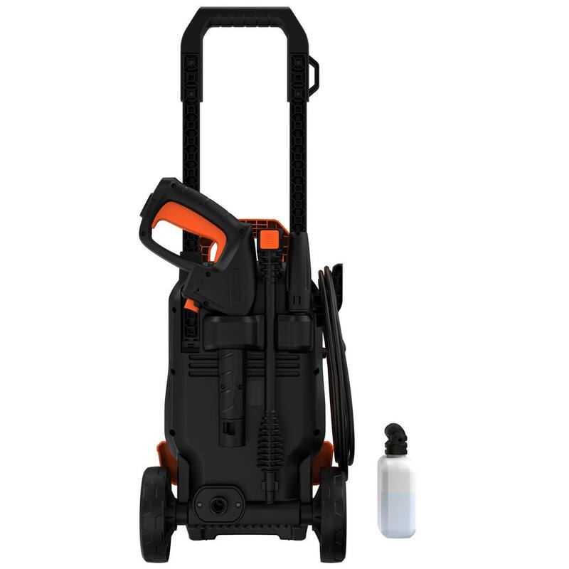 BLACK+DECKER 1700 PSI 1.2 GPM Cold Water Electric Pressure Washer with Integrated Wand and Hose Storage - BEPW1700