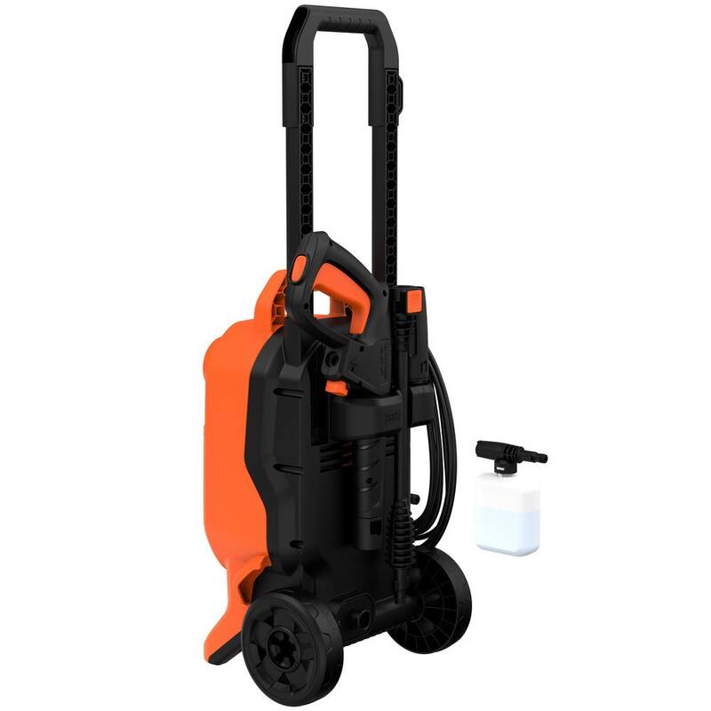 BLACK+DECKER 1700 PSI 1.2 GPM Cold Water Electric Pressure Washer with Integrated Wand and Hose Storage - BEPW1700