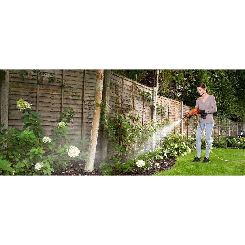 BLACK+DECKER 20V MAX 350 PSI 1.0 GPM Cold Water Electric Pressure Washer with (1) 1.5 Ah Battery & Charger - BCPW350C1