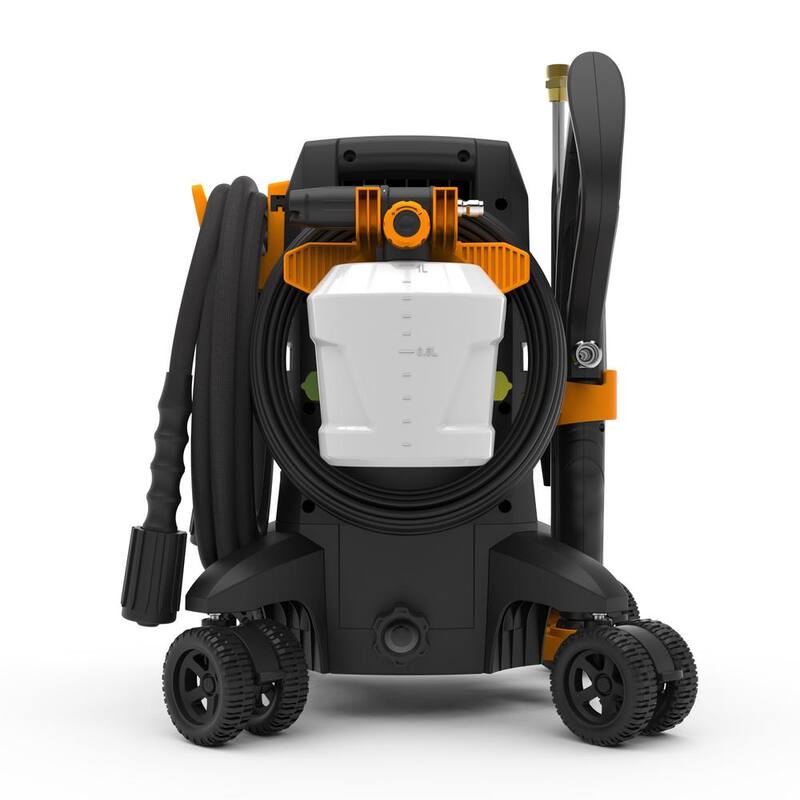 Powerplay Spyder Pulse 2100 PSI 1.5 GPM 13 Amp Cold Water Electric Pressure Washer with 1000 ml High Pressure Foam Cannon - SPY2100X