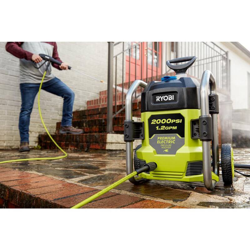 RYOBI 2000 PSI 1.2 GPM Cold Water Corded Electric Pressure Washer - RY142022