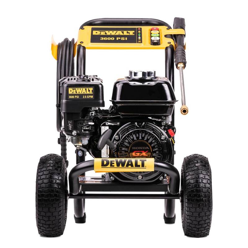 DEWALT 3600 PSI 2.5 GPM Gas Cold Water Professional Pressure Washer with HONDA GX200 Engine - DXPW61299