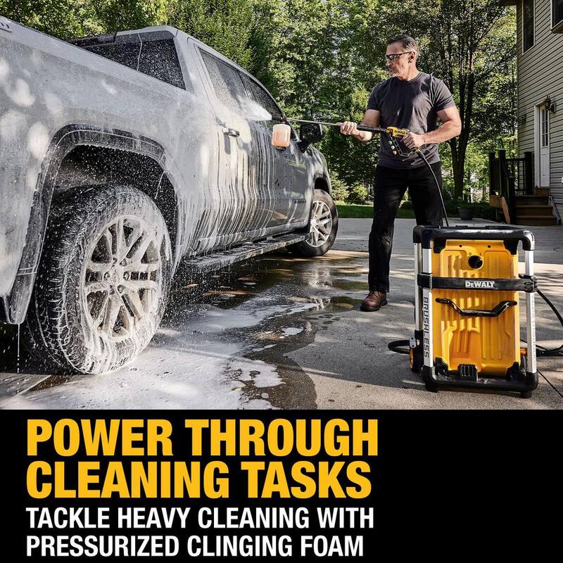 DEWALT 3000 PSI 1.1 GPM 15 Amp Cold Water Electric Pressure Washer with Internal Equipment Storage - DWPW3000