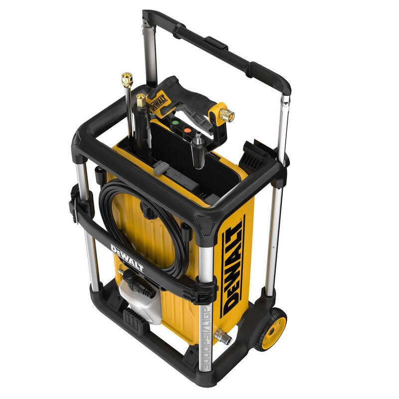 DEWALT 3000 PSI 1.1 GPM 15 Amp Cold Water Electric Pressure Washer with Internal Equipment Storage - DWPW3000