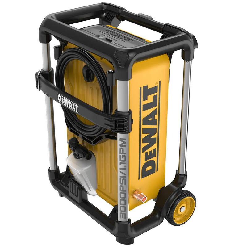 DEWALT 3000 PSI 1.1 GPM 15 Amp Cold Water Electric Pressure Washer with Internal Equipment Storage - DWPW3000