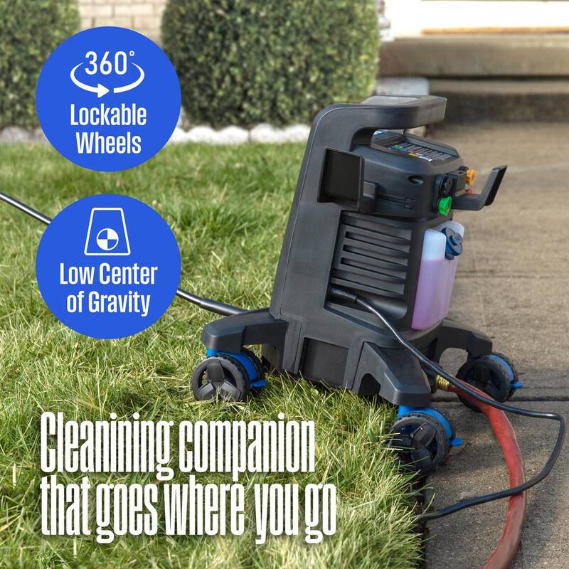 Westinghouse 2500 PSI 1.76 GPM Electric Powered Pressure Washer with Anti-Tipping Technology and 5 Quick Connect Tips - ePX3500