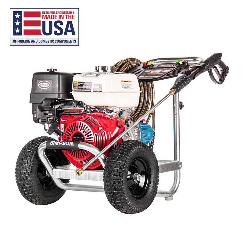 SIMPSON 4200 PSI 4.0 GPM Gas Cold Water Pressure Washer with HONDA GX390 Engine - ALH4240