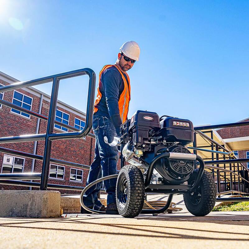 SIMPSON 4400 PSI 4.0 GPM Cold Water Gas Pressure Washer with CRX420 Engine - ps60843