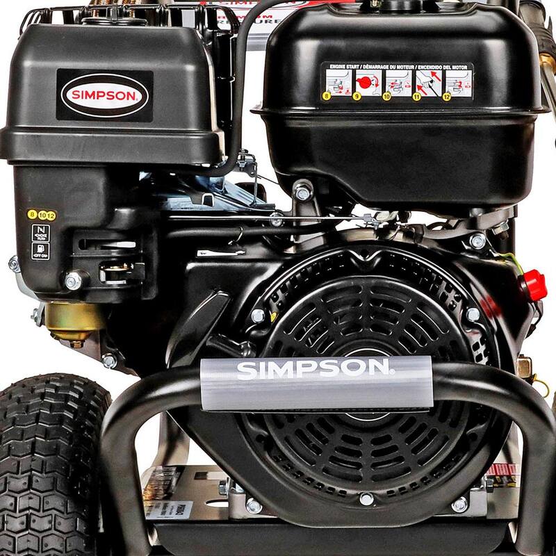 SIMPSON 4400 PSI 4.0 GPM Cold Water Gas Pressure Washer with CRX420 Engine - ps60843
