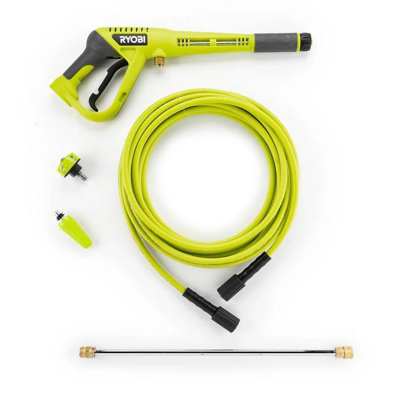 RYOBI 3000 PSI 1.1 GPM Cold Water Electric Pressure Washer and 12 in. Surface Cleaner with Caster Wheels - RY143011-SC12