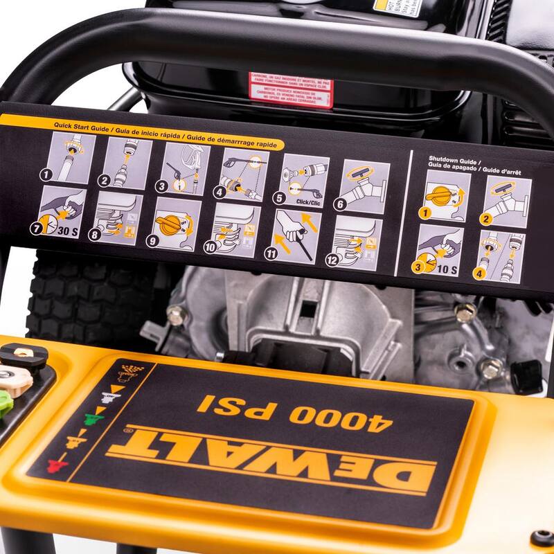 DEWALT 4000 PSI 3.5 GPM Cold Water Gas Pressure Washer with HONDA GX270 Engine - DXPW4035