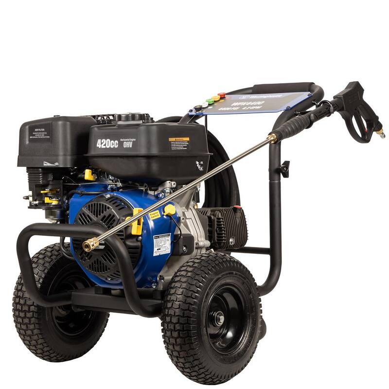 Westinghouse WPX 4400 psi 4.2 GPM 420 CC Cold Water Gas Powered Triplex Pump Pressure Washer with 5 Quick Connect Nozzles - WPX4400