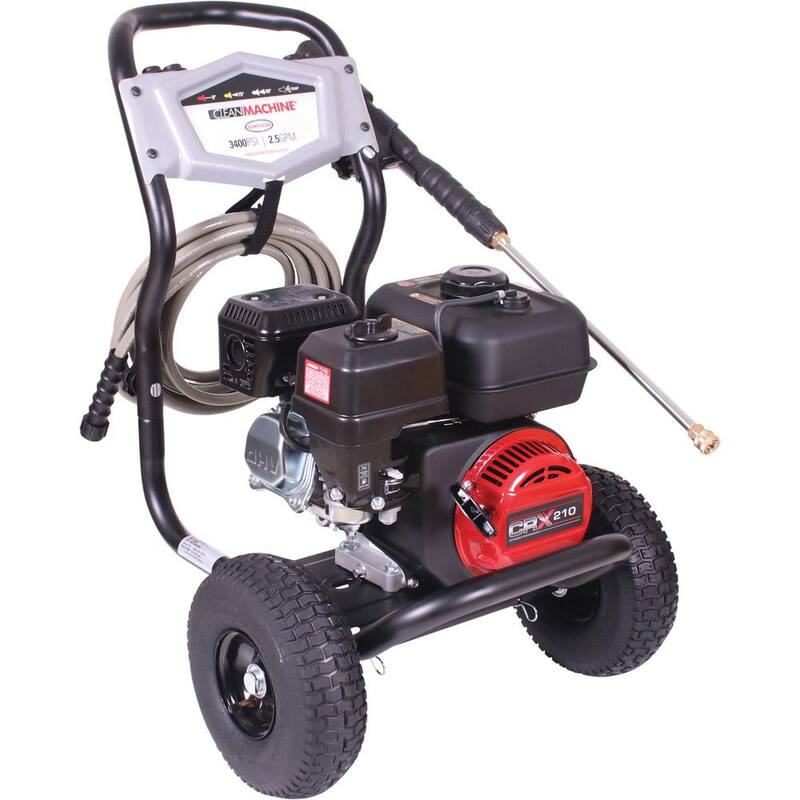 SIMPSON 3400 PSI 2.5 GPM Cold Water Gas Pressure Washer With CRX210 Engine - CM61083