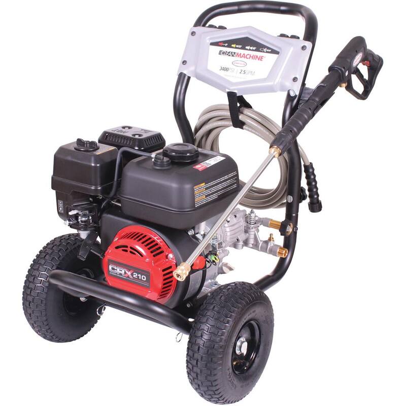SIMPSON 3400 PSI 2.5 GPM Cold Water Gas Pressure Washer With CRX210 Engine - CM61083