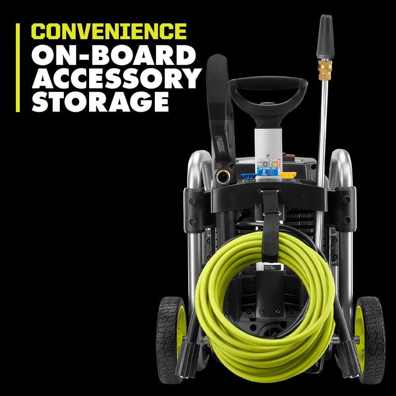 RYOBI 2000 PSI 1.2 GPM Cold Water Electric Pressure Washer with Surface Cleaner - RY142022-SC