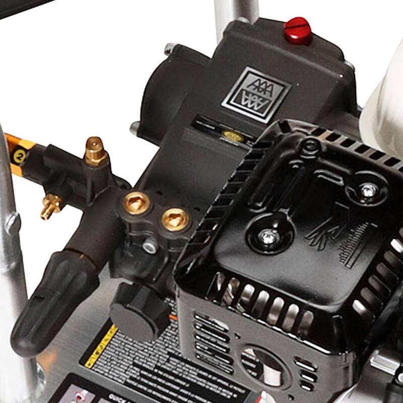 SIMPSON 3600 PSI 2.5 GPM Cold Water Gas Pressure Washer with HONDA GX200 Engine - ALH3425-S