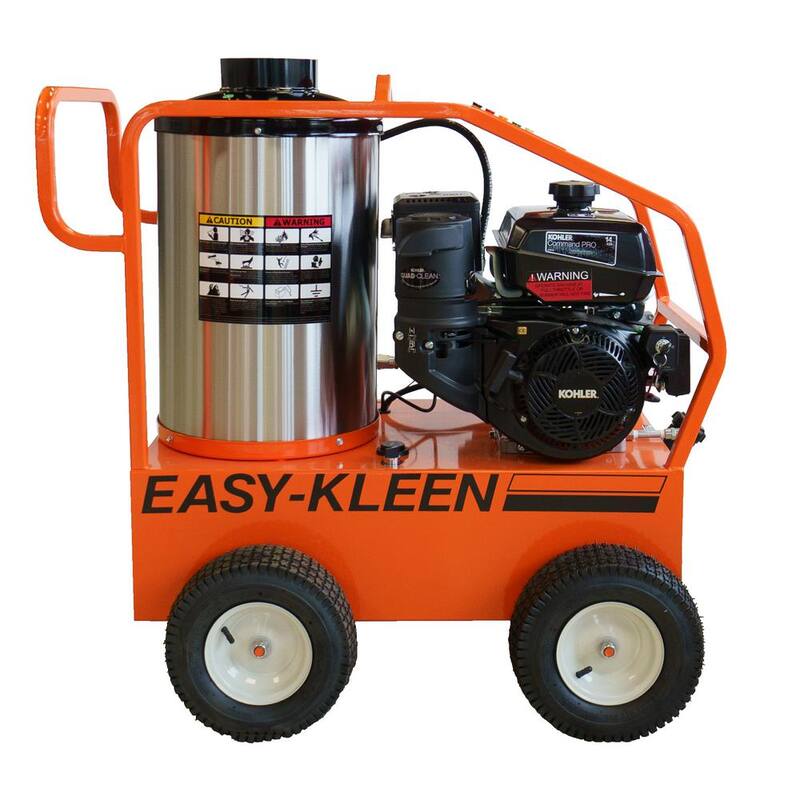 Unbranded Commercial 4000 PSI 3.5 GPM 12-Volt Kohler Gas Driven Hot Water Pressure Washer - EZO4035GKGP12