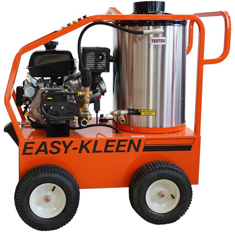 Unbranded Commercial 4000 PSI 3.5 GPM 12-Volt Kohler Gas Driven Hot Water Pressure Washer - EZO4035GKGP12