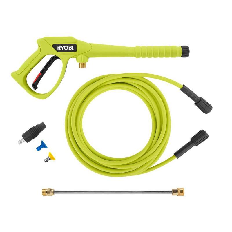 RYOBI 2500 PSI 1.2 GPM Cold Water Electric Pressure Washer and 12 in. Surface Cleaner with Caster Wheels - RY142500-SC312