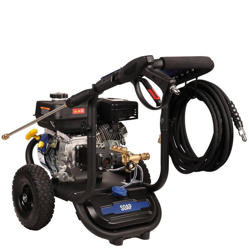 Westinghouse WPX 3600 PSI 2.7 GPM 212 CC Cold Water Gas Powered Triplex Pump Pressure Washer with 5 Quick Connect Nozzles - WPX3600