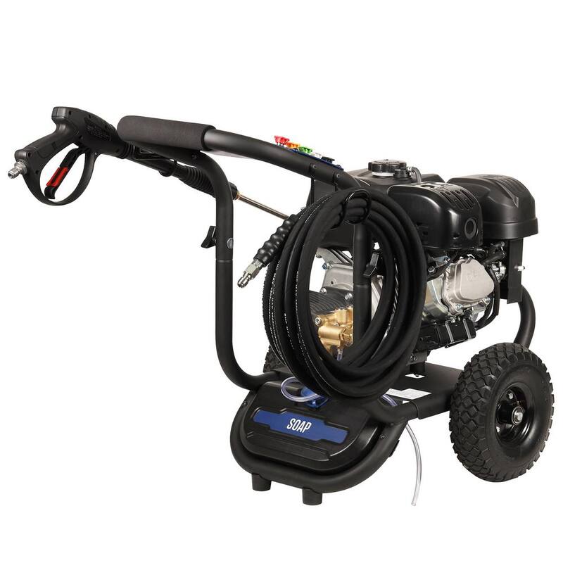 Westinghouse WPX 3800 psi 3.6 GPM 274cc Cold Water Gas Powered Triplex Pump Pressure Washer with 5 Quick Connect Nozzles - WPX3800