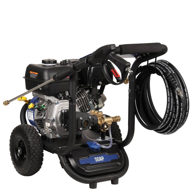 Westinghouse WPX 3800 psi 3.6 GPM 274cc Cold Water Gas Powered Triplex Pump Pressure Washer with 5 Quick Connect Nozzles - WPX3800
