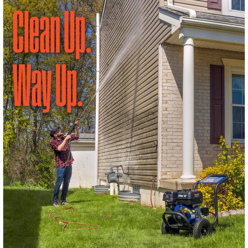 Westinghouse WPX 3800 psi 3.6 GPM 274cc Cold Water Gas Powered Triplex Pump Pressure Washer with 5 Quick Connect Nozzles - WPX3800