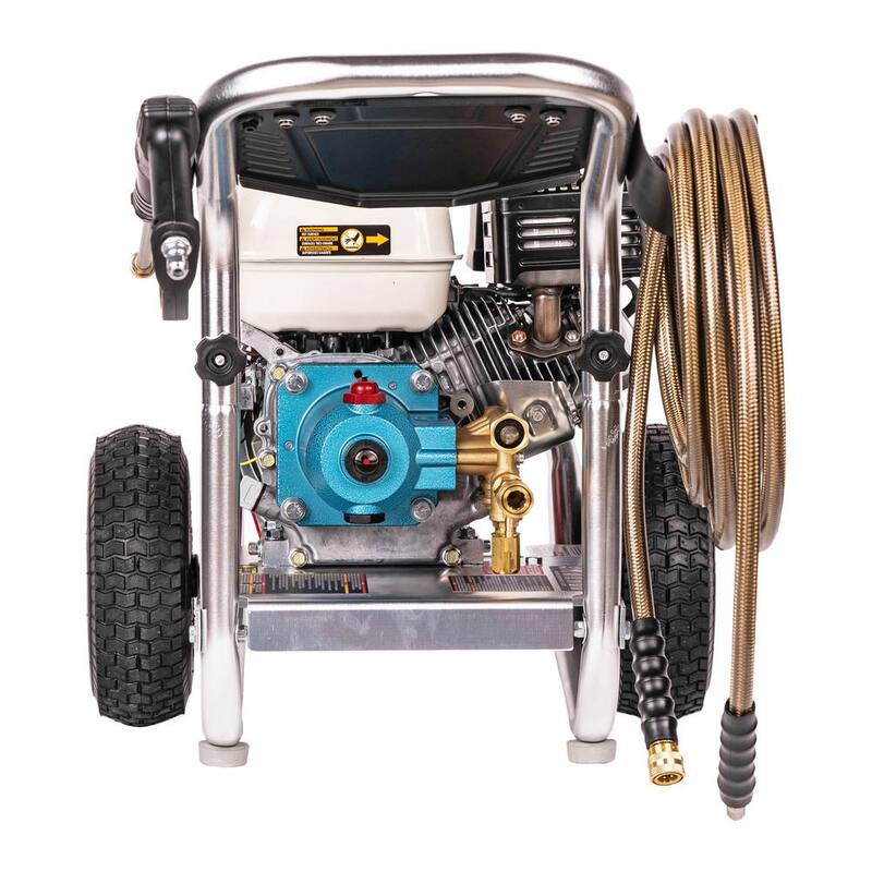SIMPSON 3400 PSI 2.5 GPM Cold Water Gas Pressure Washer with HONDA GX200 Engine - ALH3228-S