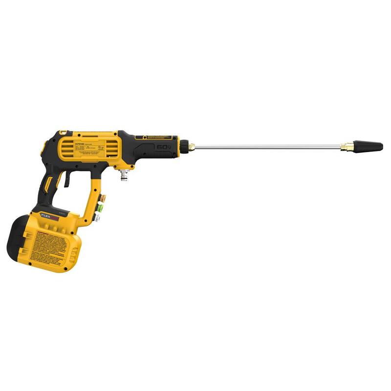 DEWALT FLEXVOLT 60V MAX 1000 PSI 1.0 GPM Cold Water Cordless Battery Power Cleaner Kit w/(1) FLEXVOLT 3 Ah Battery and Charger - DCPW1000X1