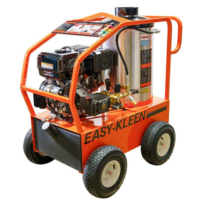 Unbranded Commercial 4000 PSI 3.5 GPM Gas Driven Hot Water Pressure Washer 110/120V - EZO4035GLEK120
