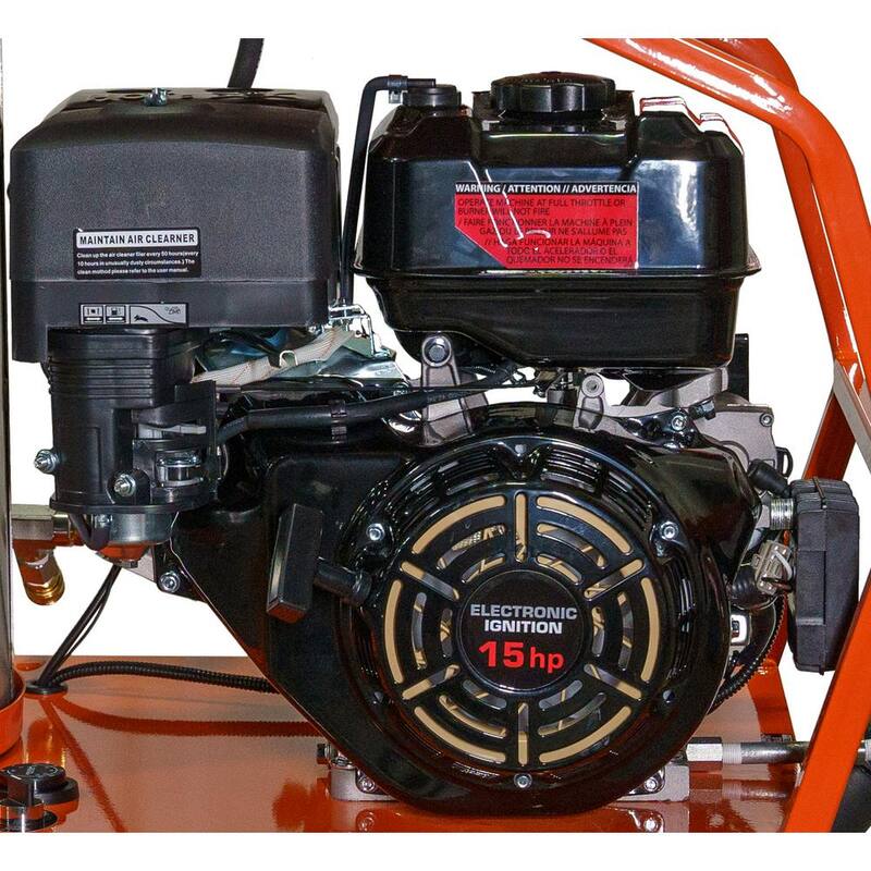 Unbranded Commercial 4000 PSI 3.5 GPM Gas Driven Hot Water Pressure Washer 110/120V - EZO4035GLEK120