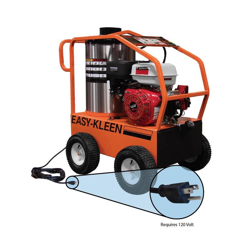 Unbranded Commercial 4000 PSI 3.5 GPM Gas Driven Hot Water Pressure Washer 110/120V - EZO4035GLEK120