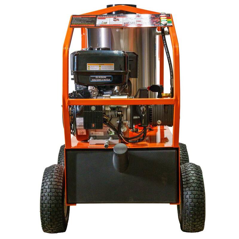 Unbranded Commercial 4000 PSI 3.5 GPM Gas Driven Hot Water Pressure Washer 110/120V - EZO4035GLEK120