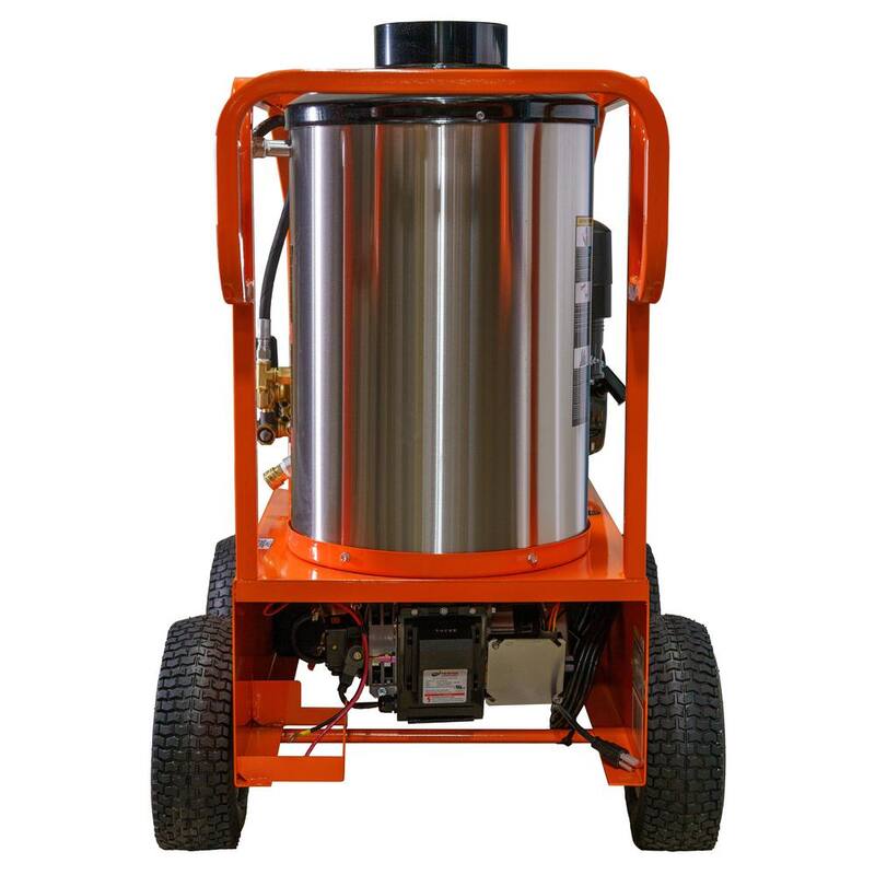 Unbranded Commercial 4000 PSI 3.5 GPM Gas Driven Hot Water Pressure Washer 110/120V - EZO4035GLEK120