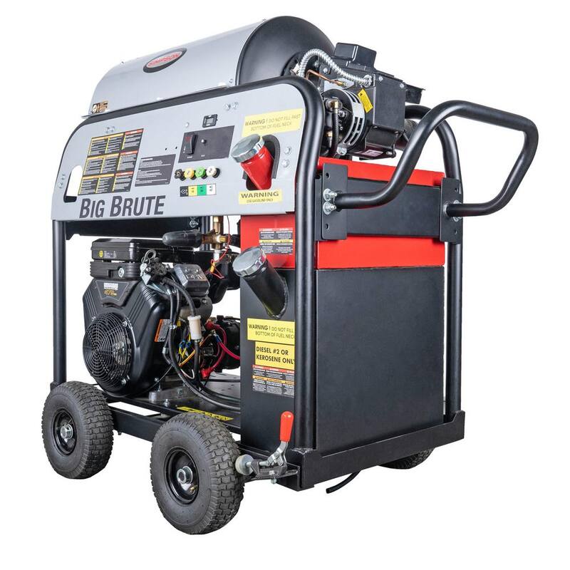 SIMPSON 4000 PSI 4.0 GPM Hot/Cold Water Gas Pressure Washer with HONDA GX390 Engine - 65106