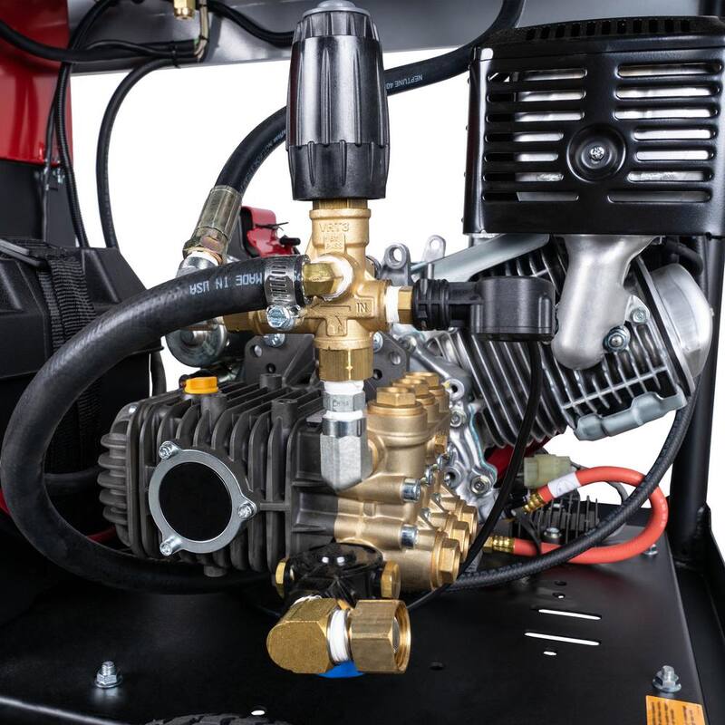 SIMPSON 4000 PSI 4.0 GPM Hot/Cold Water Gas Pressure Washer with HONDA GX390 Engine - 65106