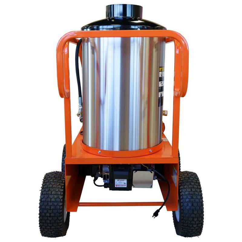 Unbranded Commercial 4000 PSI 3.5 GPM Gas Driven Hot Water Pressure Washer 110/120V - EZO4035GKGP120