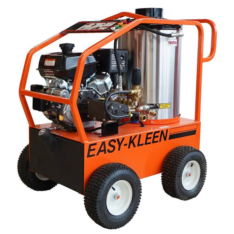 Unbranded Commercial 4000 PSI 3.5 GPM Gas Driven Hot Water Pressure Washer 110/120V - EZO4035GKGP120