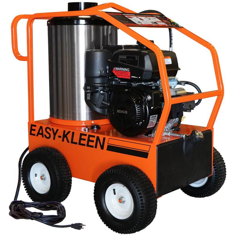 Unbranded Commercial 4000 PSI 3.5 GPM Gas Driven Hot Water Pressure Washer 110/120V - EZO4035GKGP120