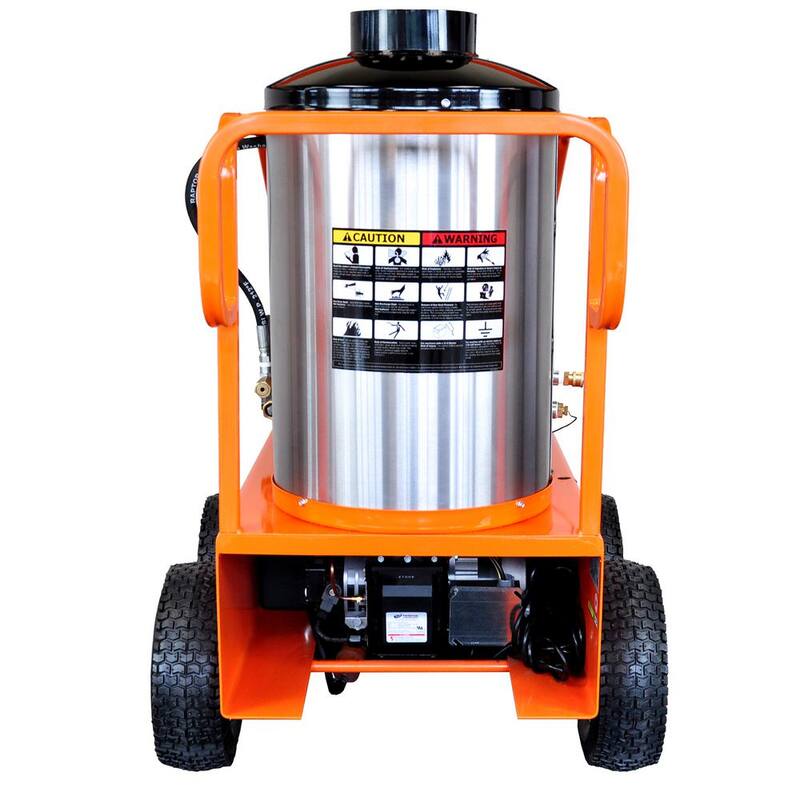 Unbranded Commercial 2700 PSI 3 GPM Gasoline Driven Hot Water Pressure Washer - EZO2703G