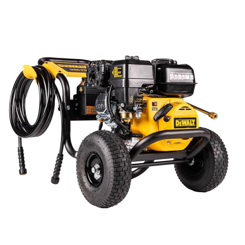 DEWALT 3400 PSI 2.5 GPM Cold Water Gas Pressure Washer with Electric Start DeWalt 208cc Engine - DXPW3425E