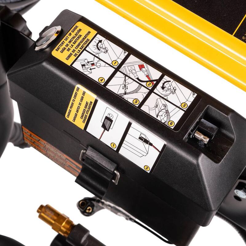 DEWALT 3400 PSI 2.5 GPM Cold Water Gas Pressure Washer with Electric Start DeWalt 208cc Engine - DXPW3425E