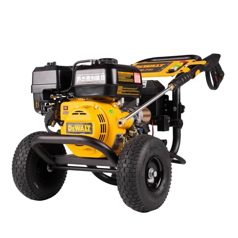 DEWALT 3400 PSI 2.5 GPM Cold Water Gas Pressure Washer with Electric Start DeWalt 208cc Engine - DXPW3425E