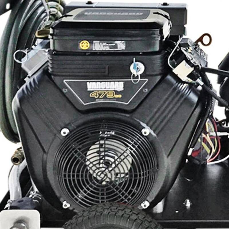 SIMPSON 4000 PSI 4.0 GPM Hot Water Gas Pressure Washer with Electric Start VANGUARD V-TWIN Engine - BB65108