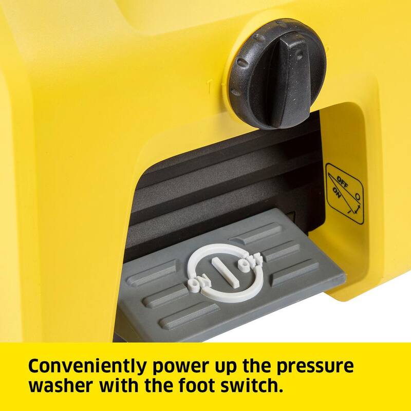 Karcher 2300 PSI 1.2 GPM K2300PS Electric Power Pressure Washer with Turbo, 15-Degree, 40-Degree and Soap Nozzles - 1.106-222.0