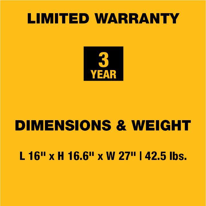 DEWALT 2800 PSI 1.0 GPM Cold Water Electric Pressure Washer w/ Axial Pump - DXPW2800E